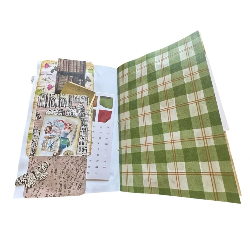 Fall Woodland Forest Themed Handmade Junk Journal
